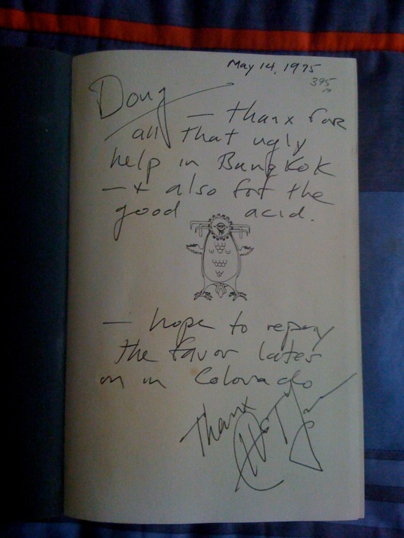 The Bangkok Fear & Loathing first edition