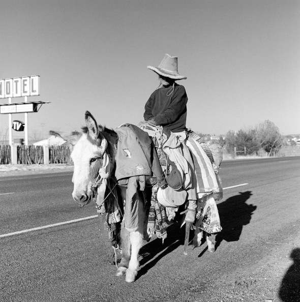 The Burro Lady of Big Bend; photograph copyright  James Evans