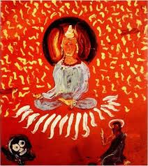 a painting of Buddha by Jack kerouac
